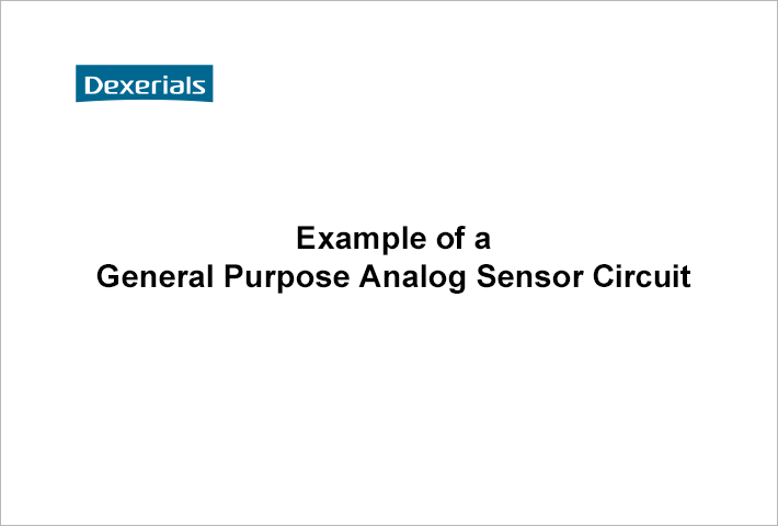 Example of a General Purpose Analog Sensor Circuit