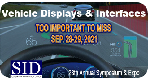 SID VEHICLE DISPLAYS & INTERFACES 2021